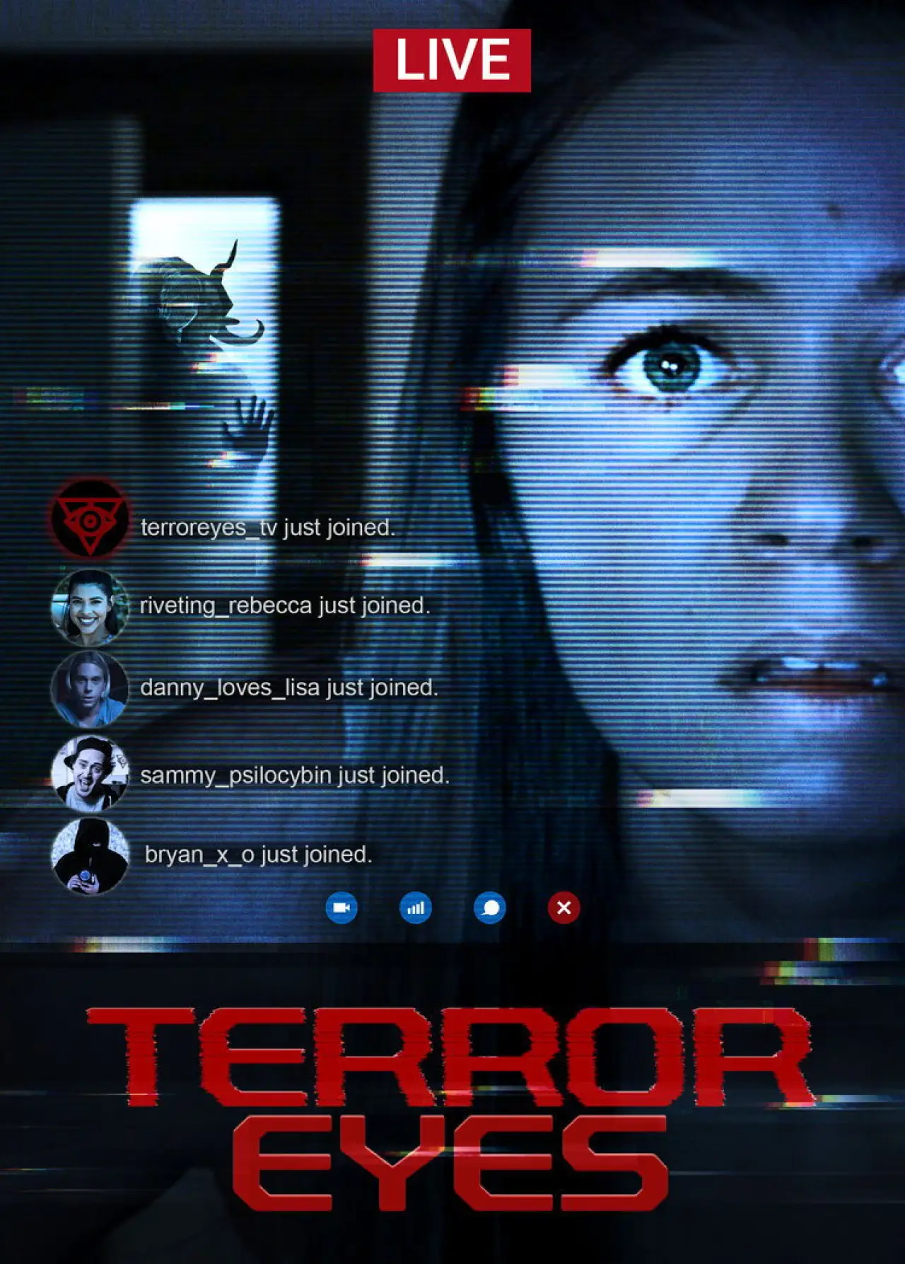Plakat filmowy "Terror Eyes"