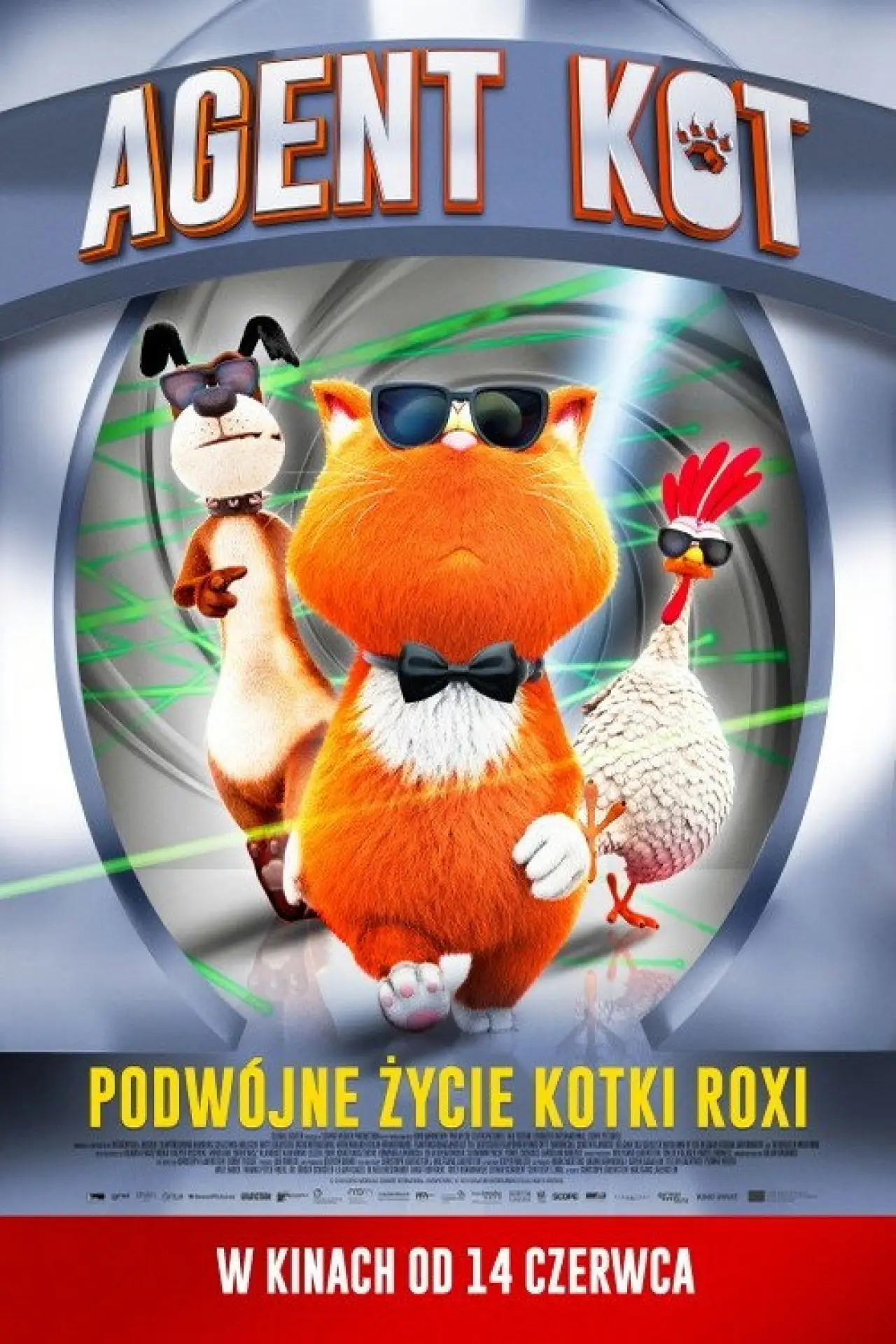 Plakat filmowy "Agent Kot"