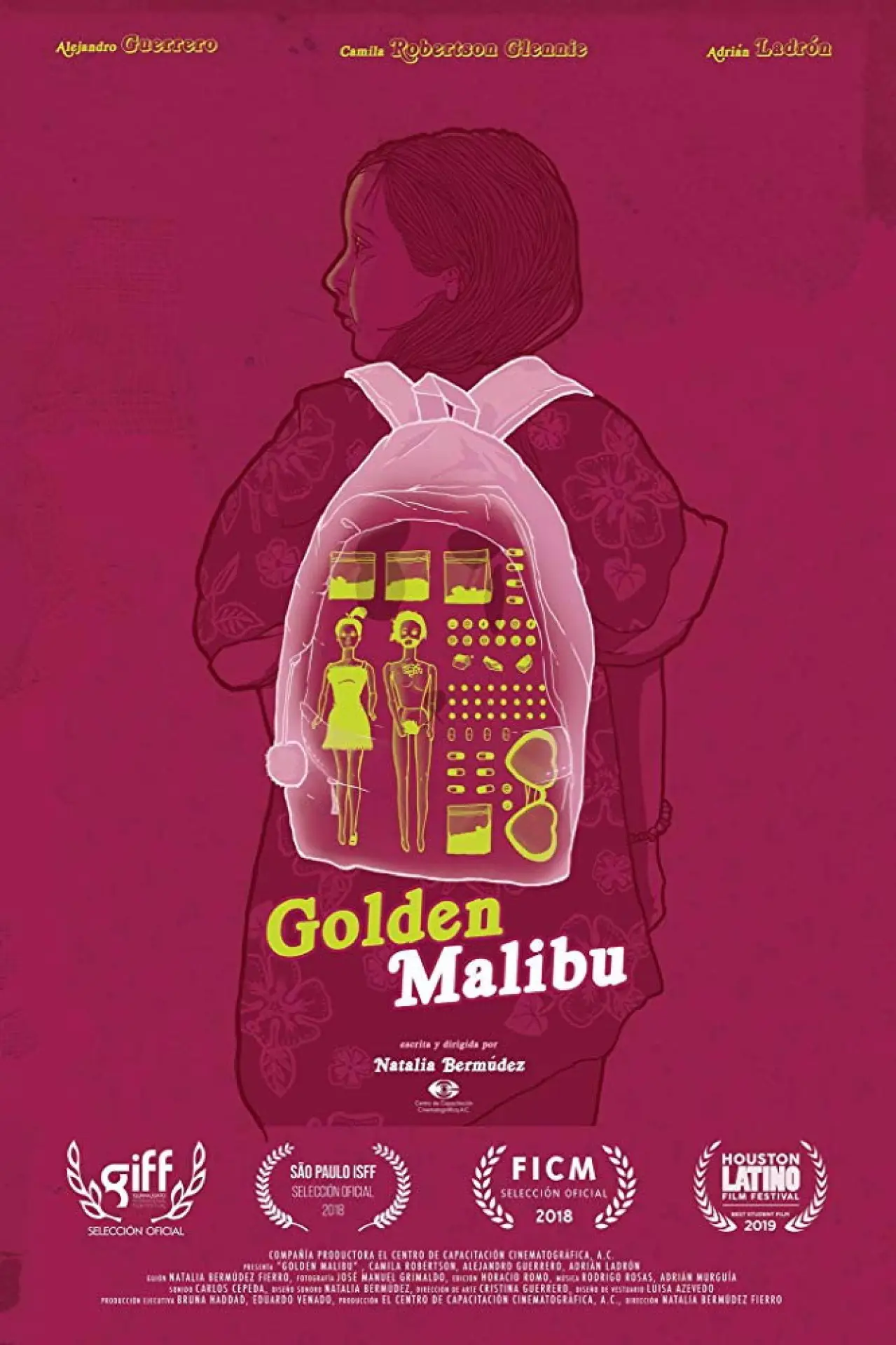 Plakat filmowy "Golden Malibu"