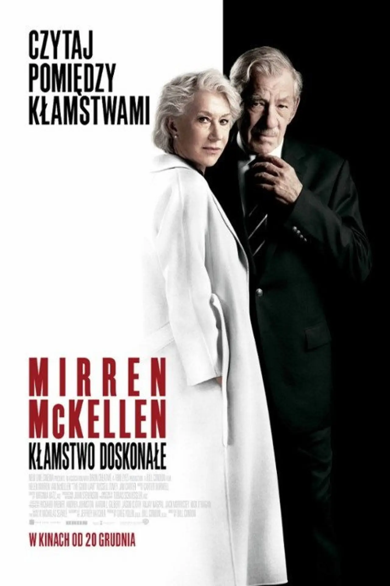 Plakat filmowy "Kłamstwo doskonałe"