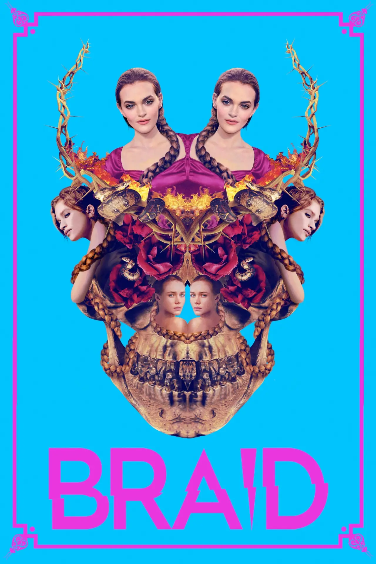 Plakat filmowy "Braid"
