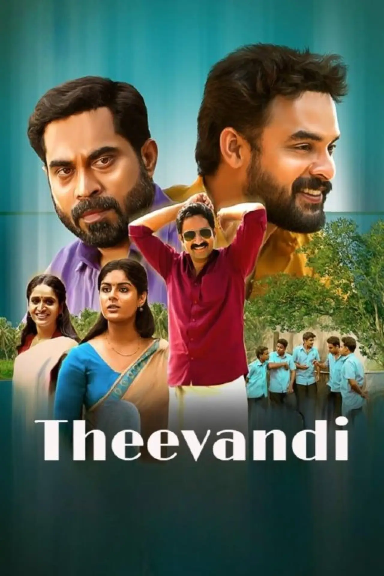 Plakat filmowy "തീവണ്ടി"