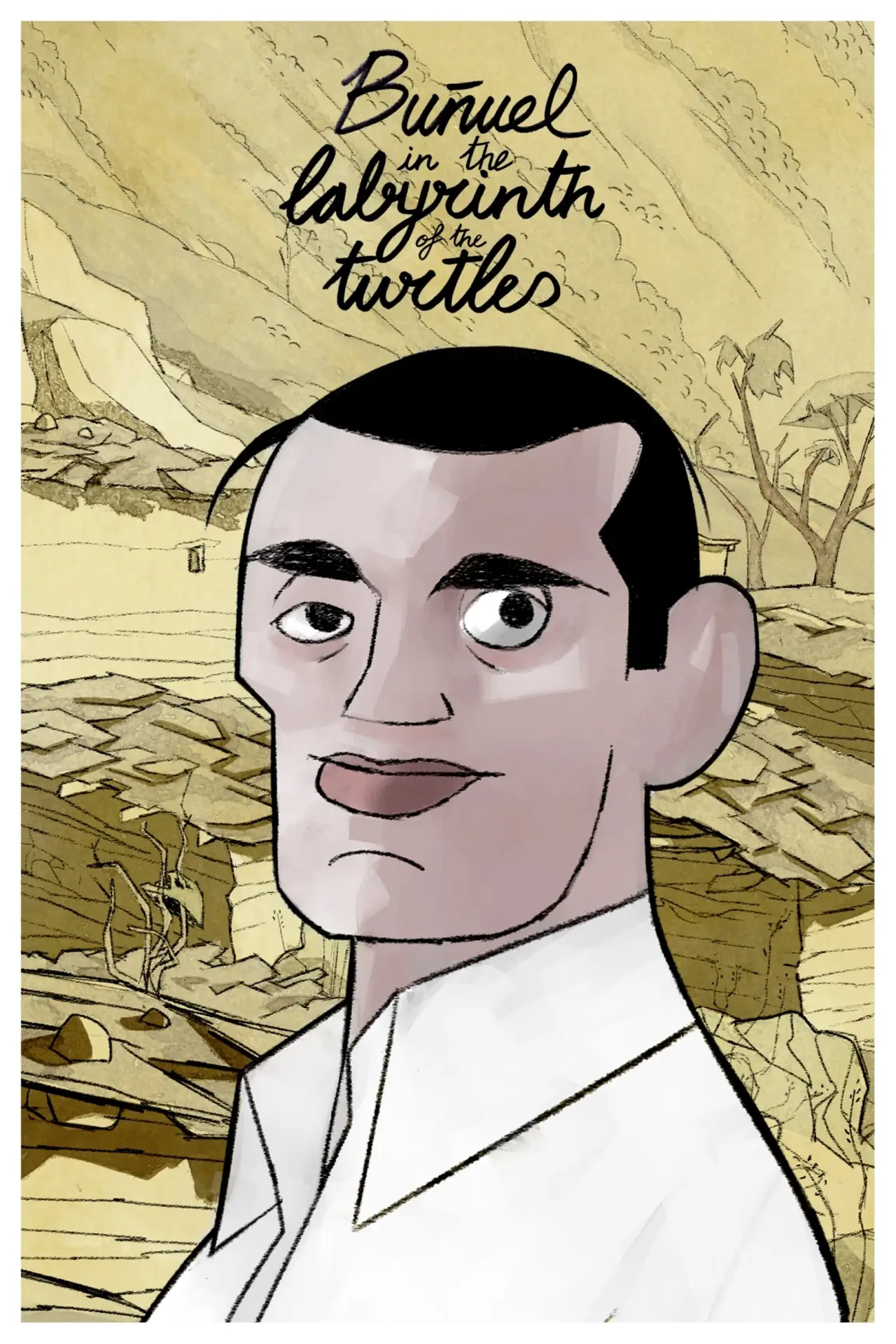 Plakat filmowy "Bunuel w labiryncie żółwi"