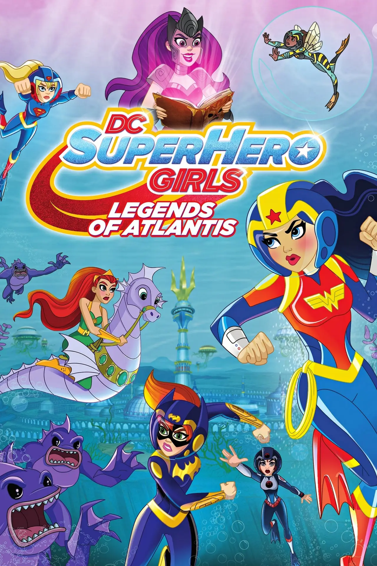 Plakat filmowy "DC Super Hero Girls: Legends of Atlantis"