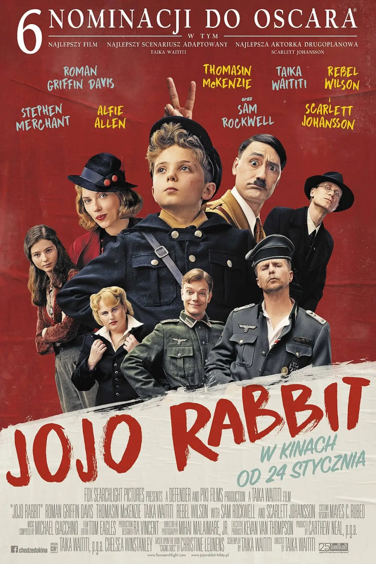 Plakat filmowy "Jojo Rabbit"