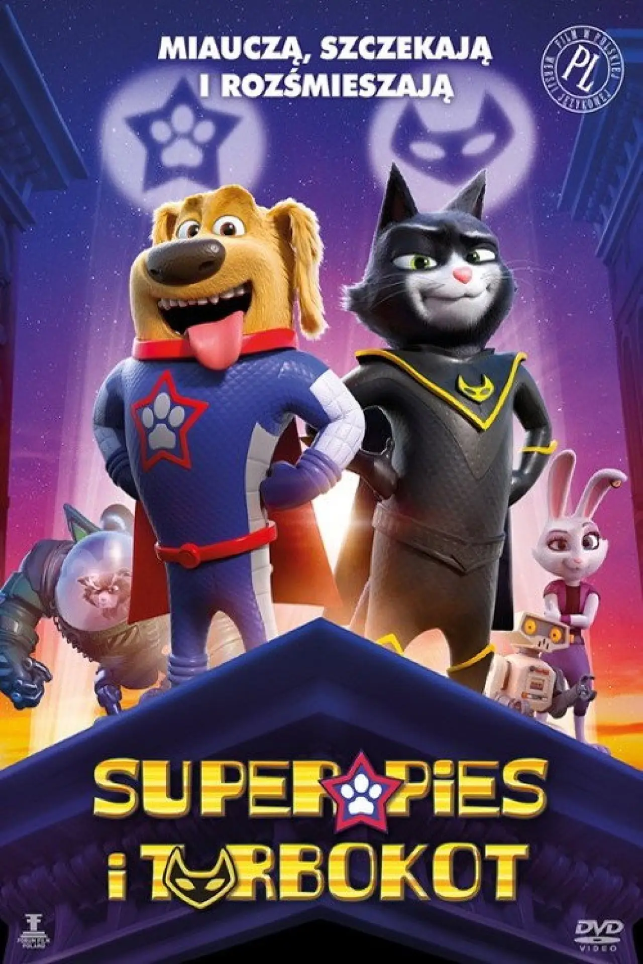 Plakat filmowy "Superpies i Turbokot"