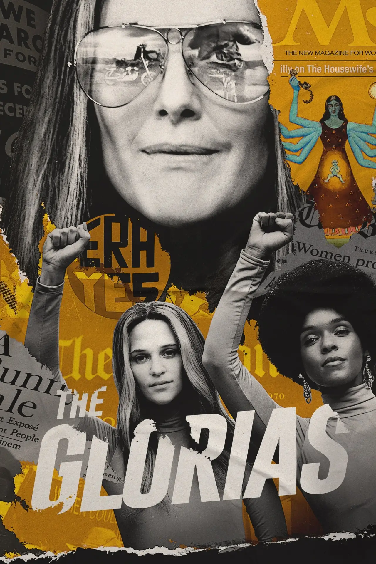 Plakat filmowy "Gloria Steinem. Moje życie w drodze"