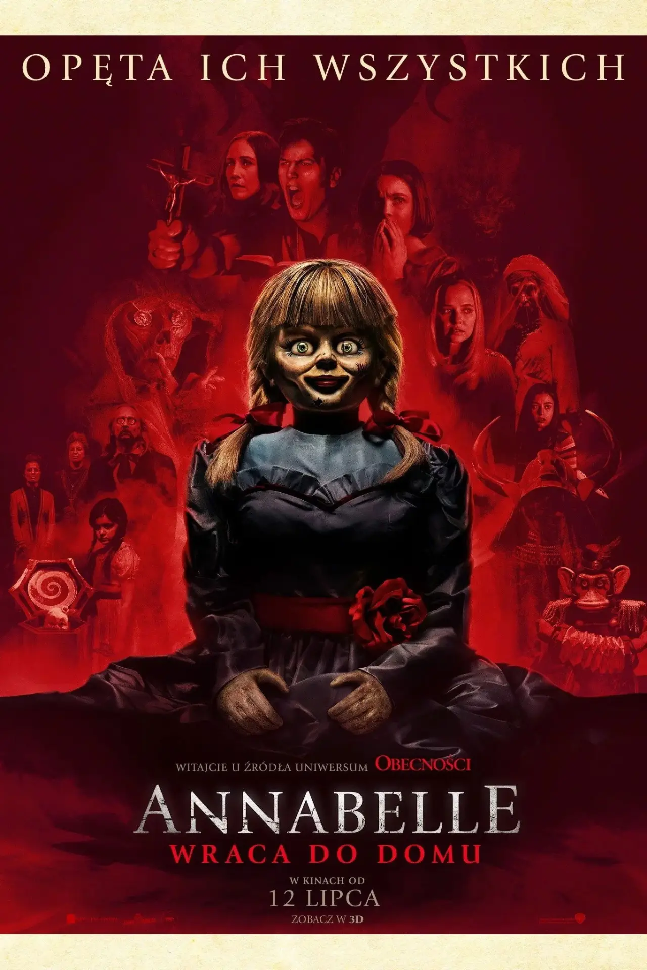Plakat filmowy "Annabelle wraca do domu"