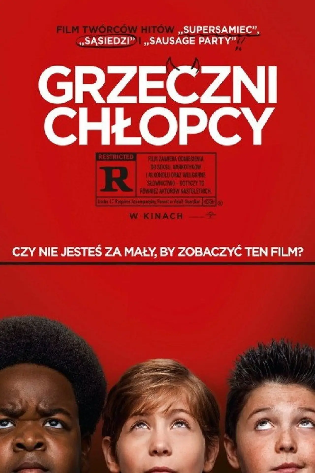 Plakat filmowy "Grzeczni chłopcy"
