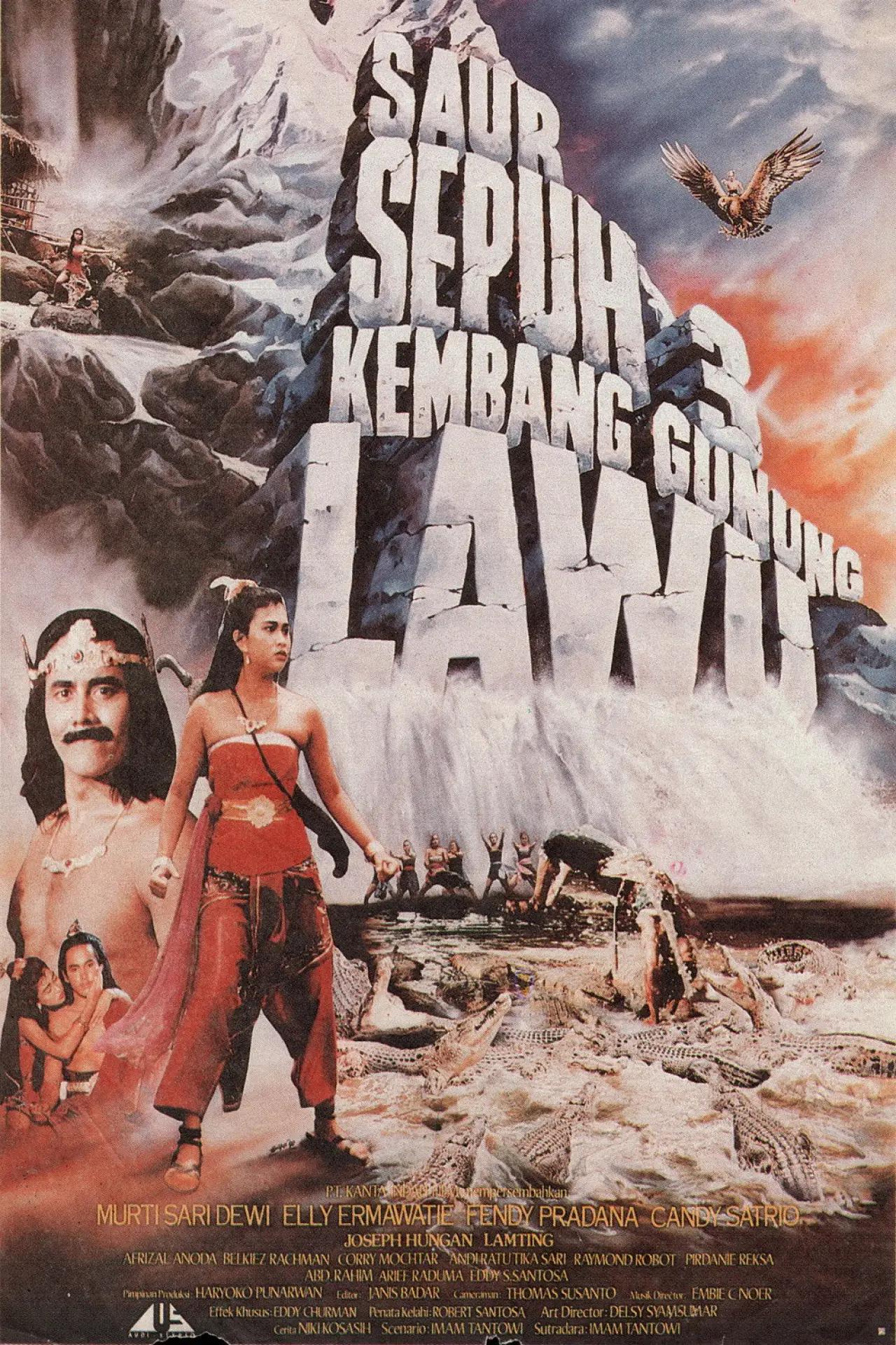 Plakat filmowy "Saur Sepuh III: Kembang Gunung Lawu"