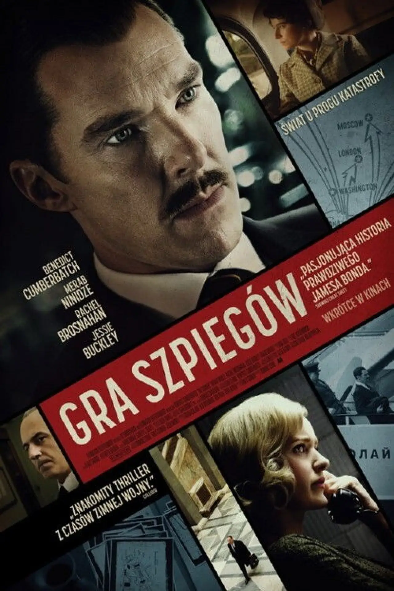 Plakat filmowy "Gra szpiegów"