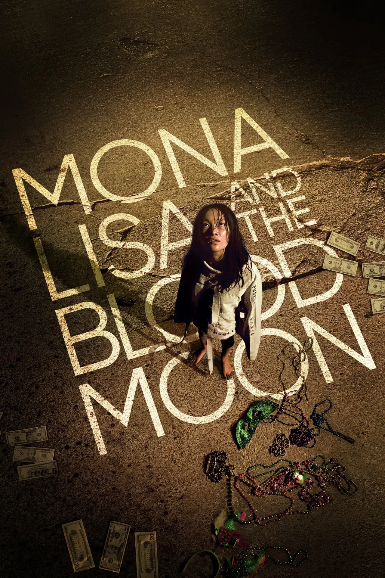 Plakat filmowy "Mona Lisa i krwawy księżyc"