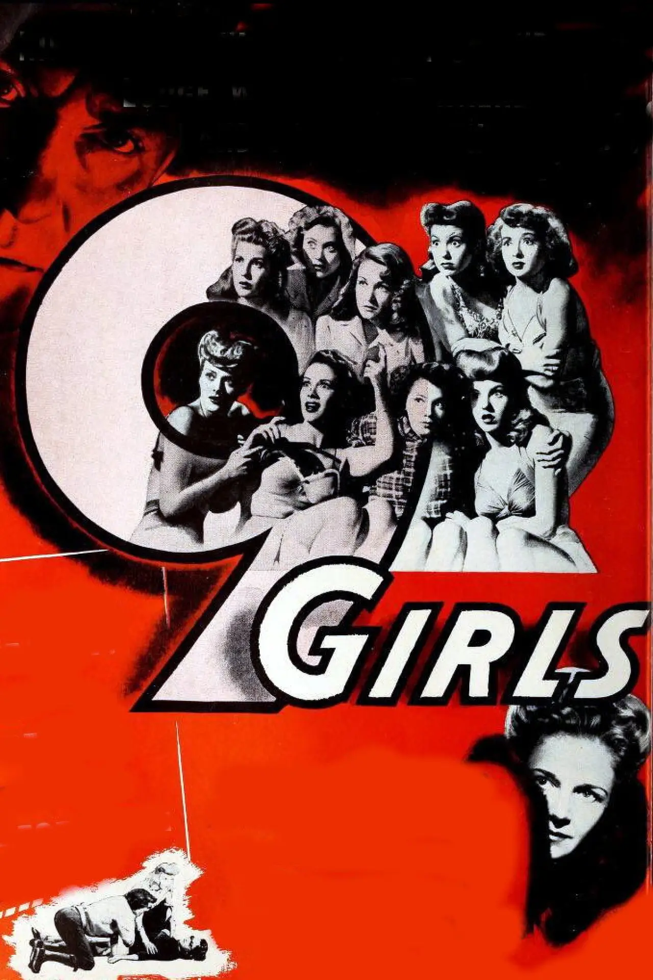 Plakat filmowy "Nine Girls"
