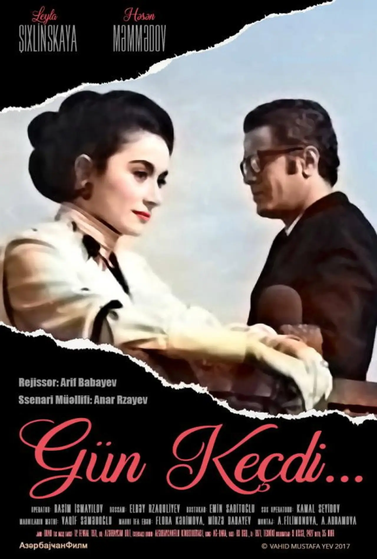 Plakat filmowy "Gün Keçdi"
