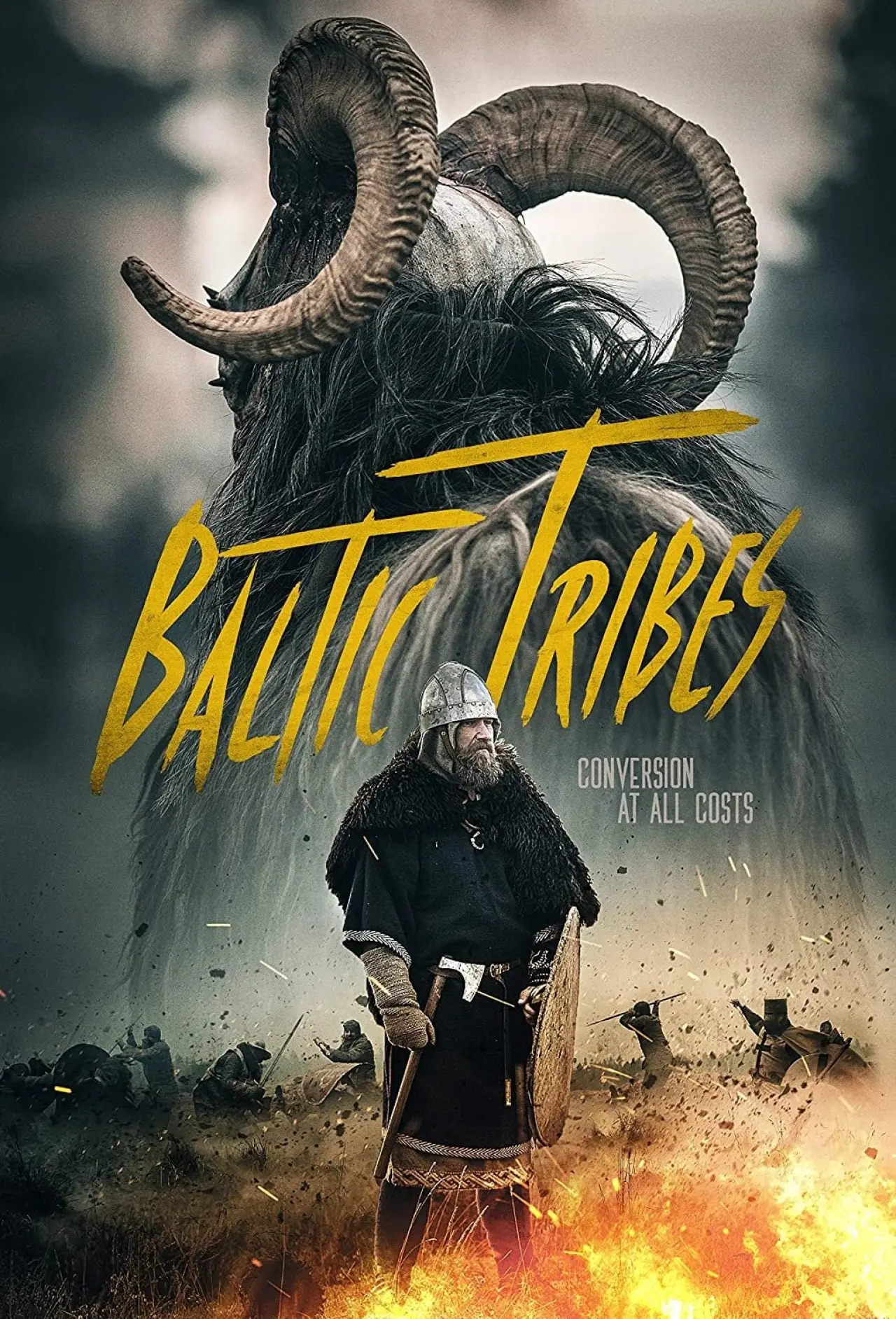 Plakat filmowy "Baltu ciltis"