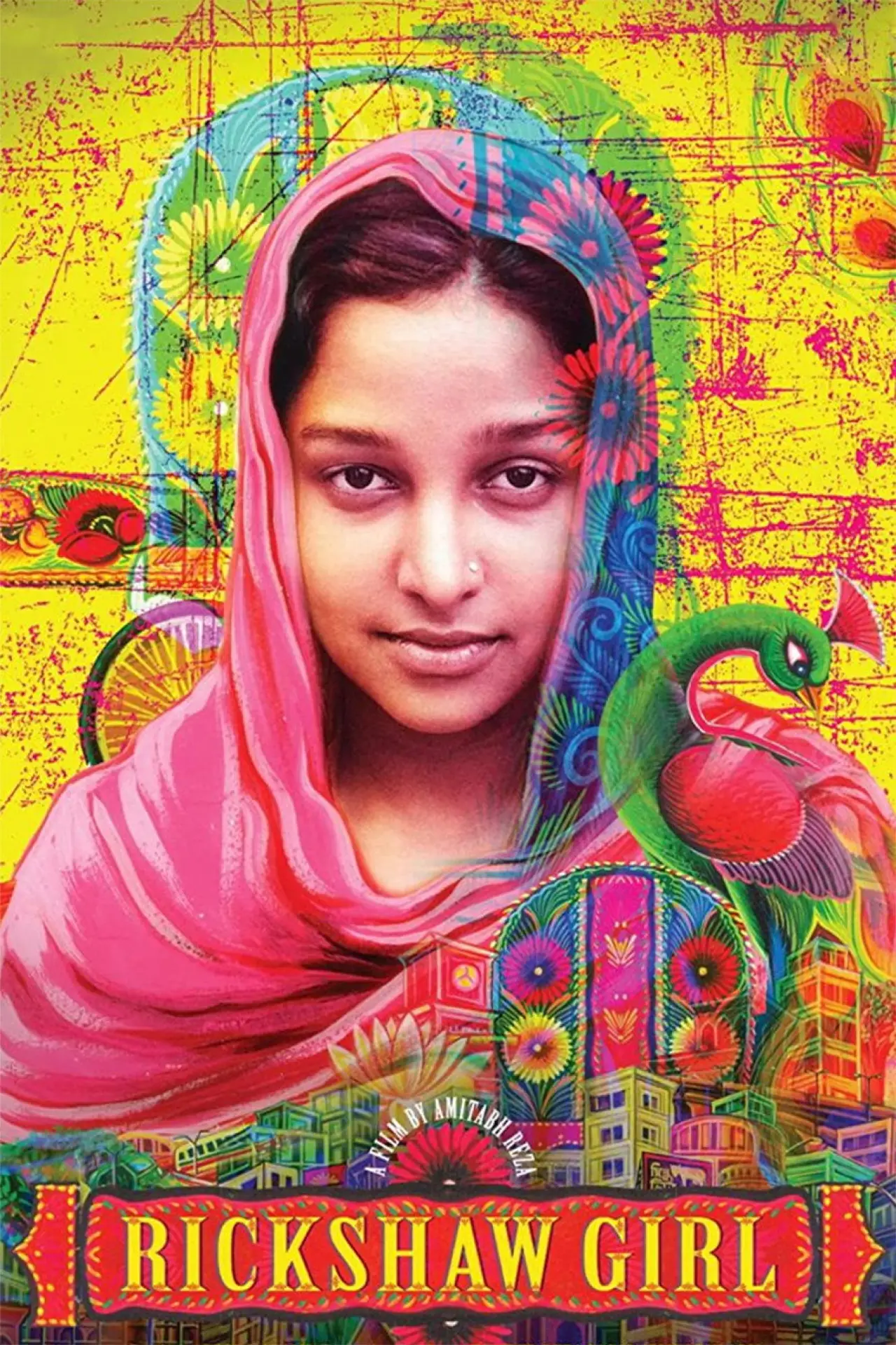 Plakat filmowy "Rickshaw Girl"