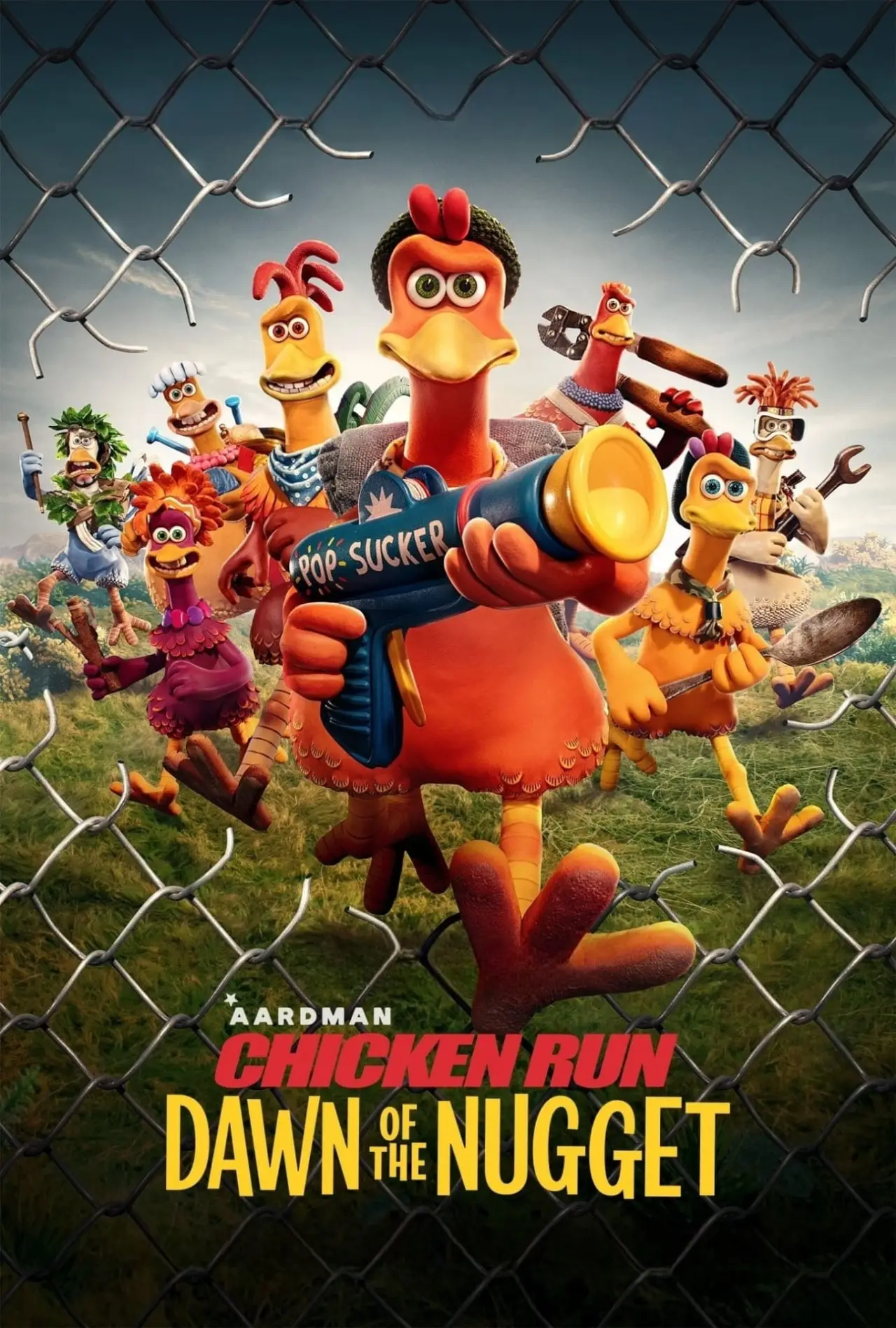 Plakat filmowy "Uciekające kurczaki: Era nuggetsów"