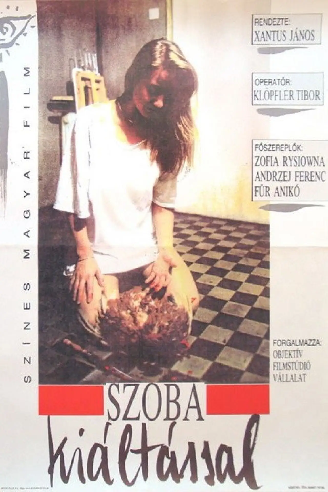 Plakat filmowy "Szoba kiáltással"