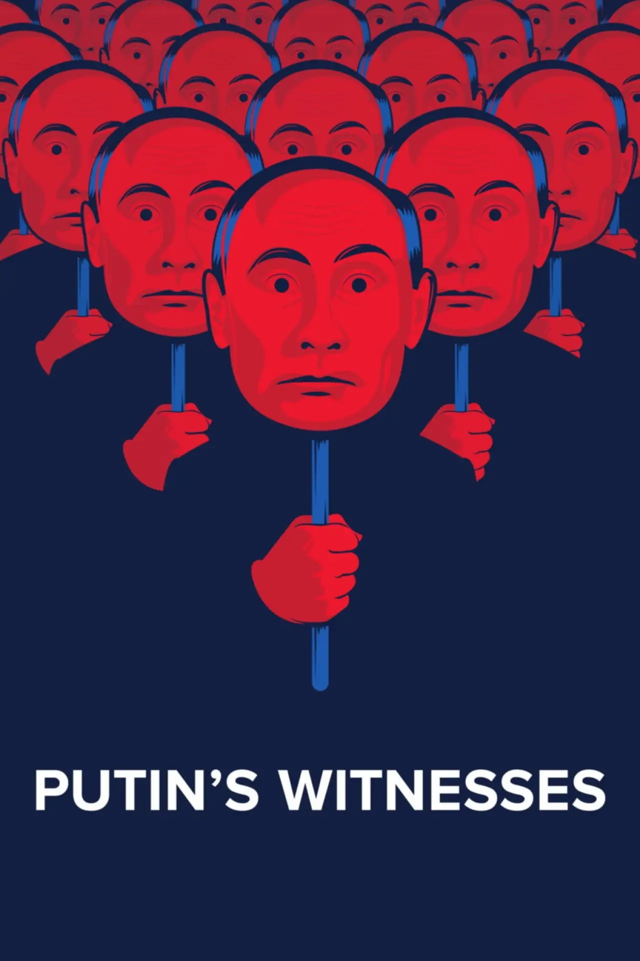 Plakat filmowy "Świadkowie Putina"