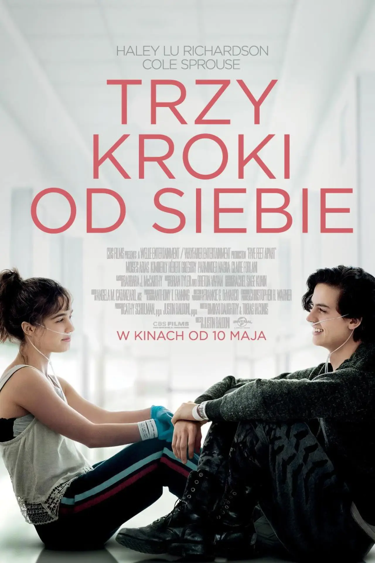 Plakat filmowy "Trzy kroki od siebie"