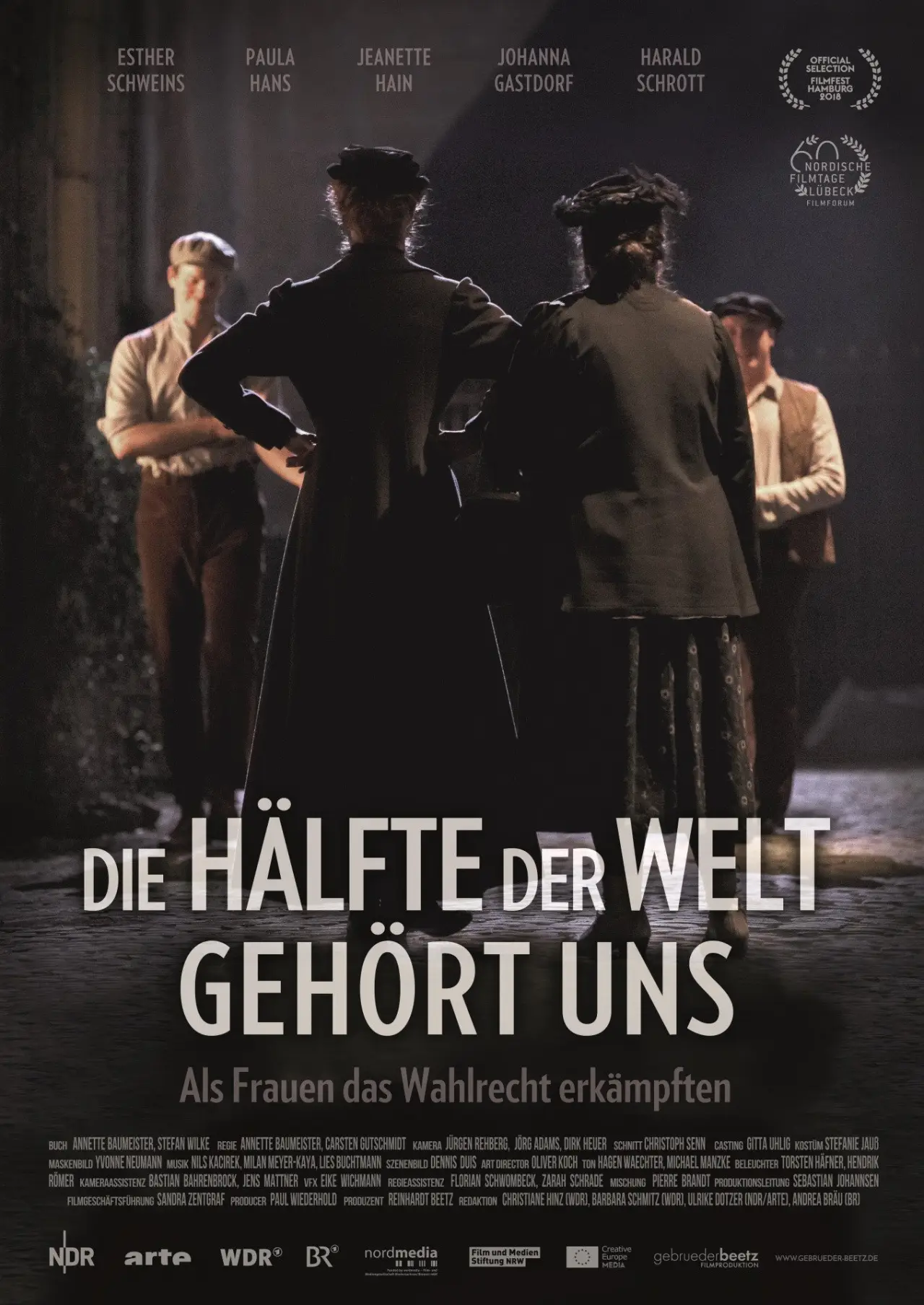 Plakat filmowy "Die Hälfte der Welt gehört uns - Als Frauen das Wahlrecht erkämpften"