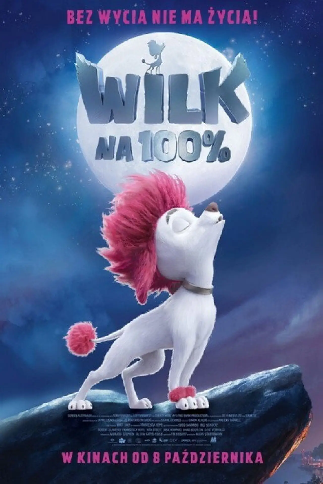 Plakat filmowy "Wilk na 100%"