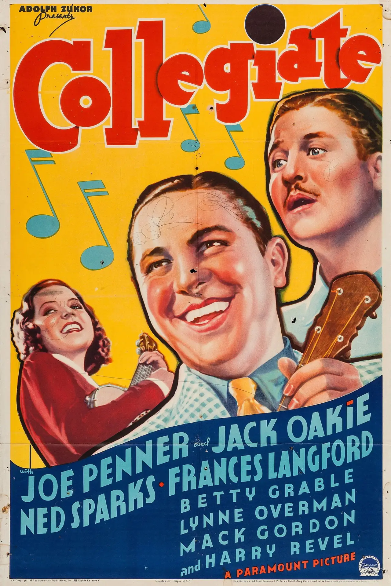 Plakat filmowy "Collegiate"