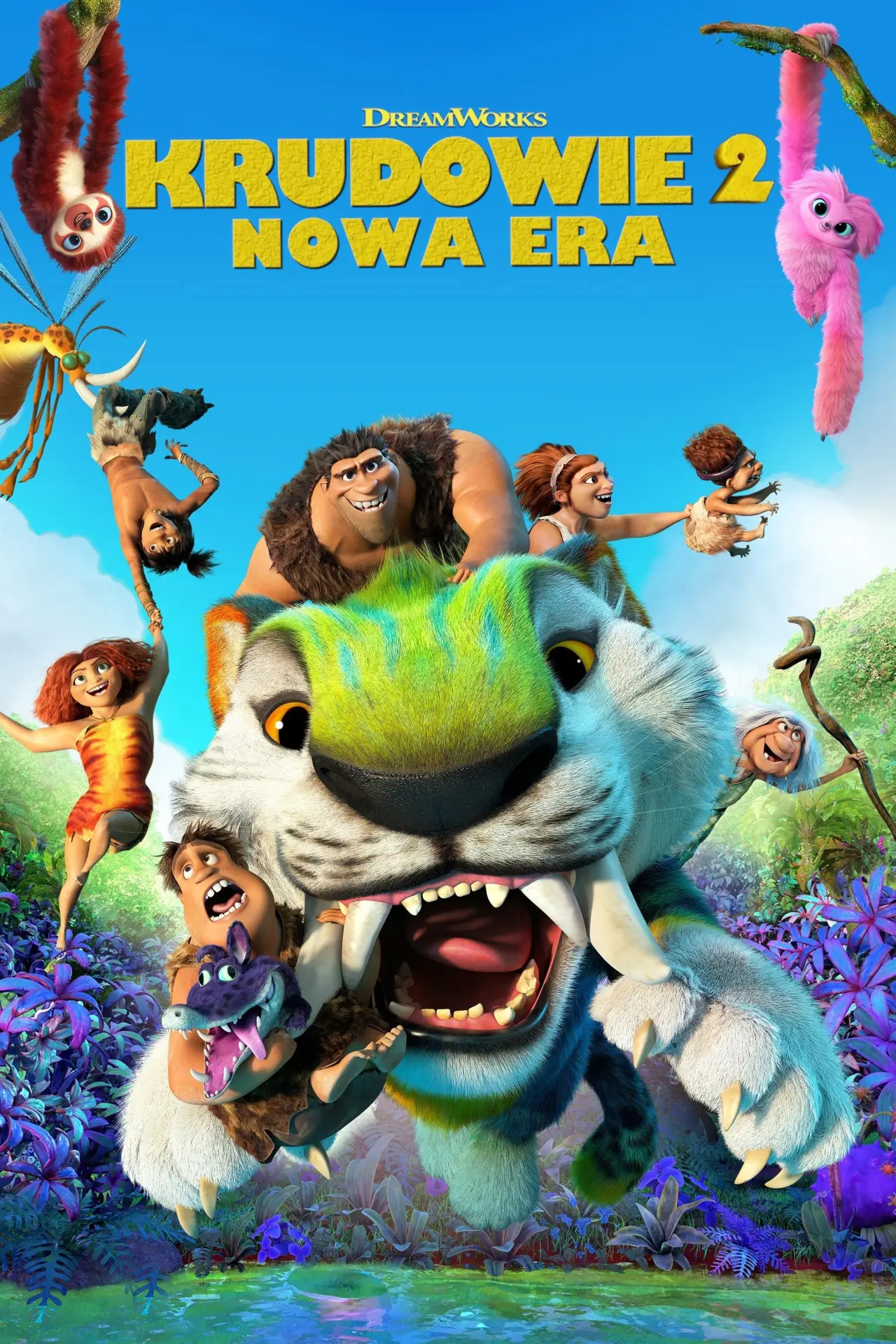Plakat filmowy "Krudowie 2: Nowa era"