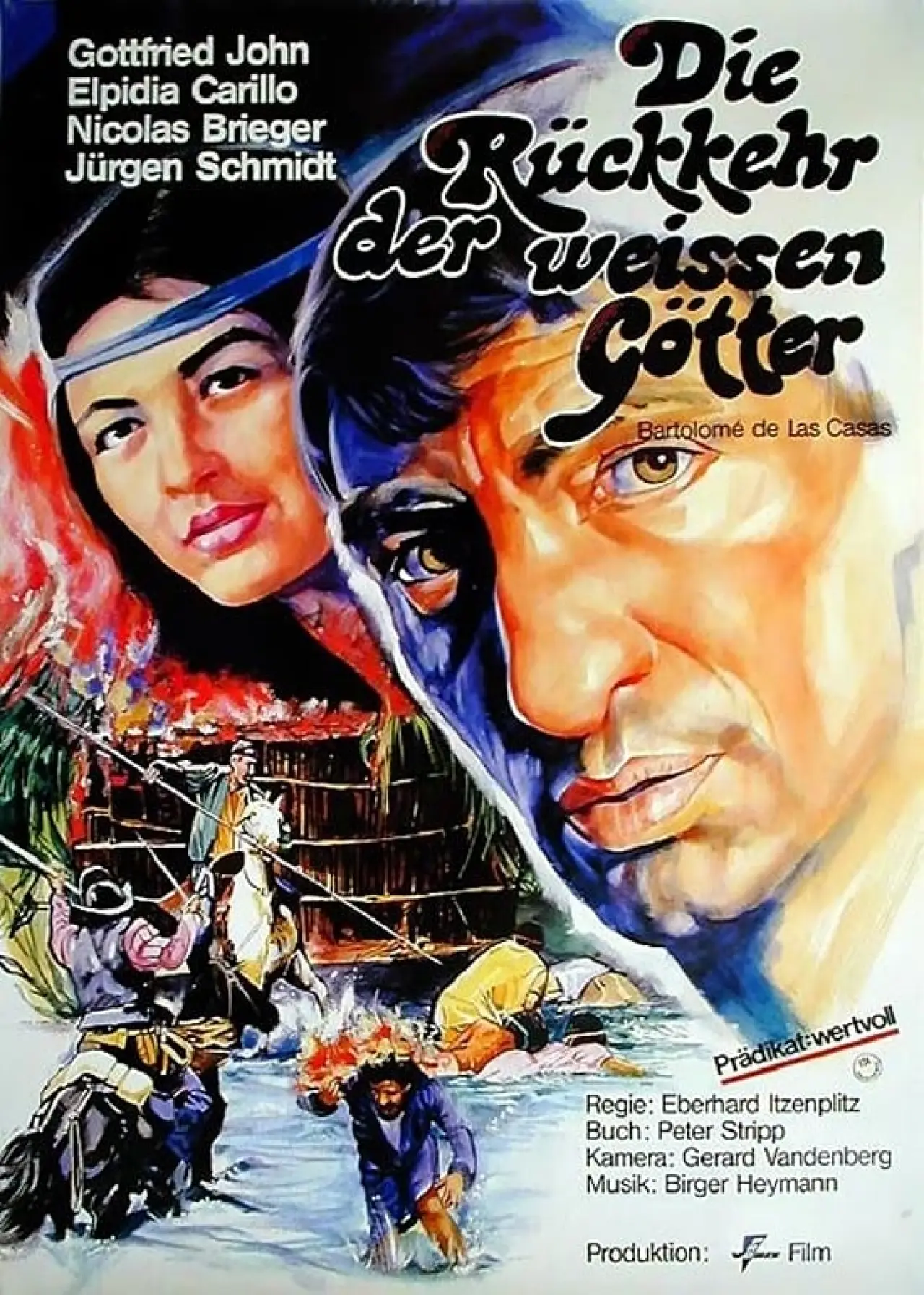 Plakat filmowy "Bartolome oder Die Rückkehr der weißen Götter"