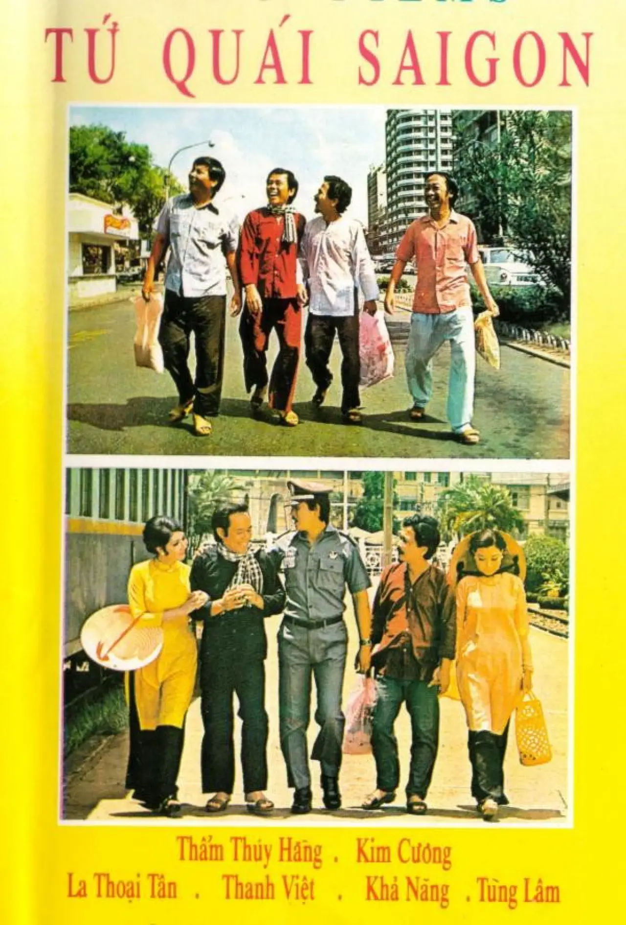 Plakat filmowy "Tứ Quái Sài Gòn"
