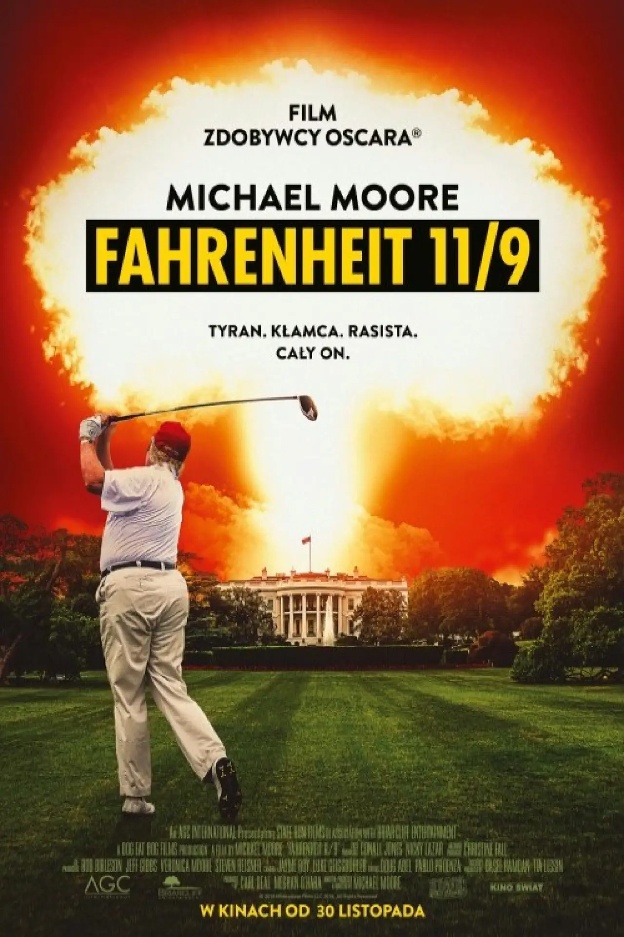 Plakat filmowy "Fahrenheit 11/9"