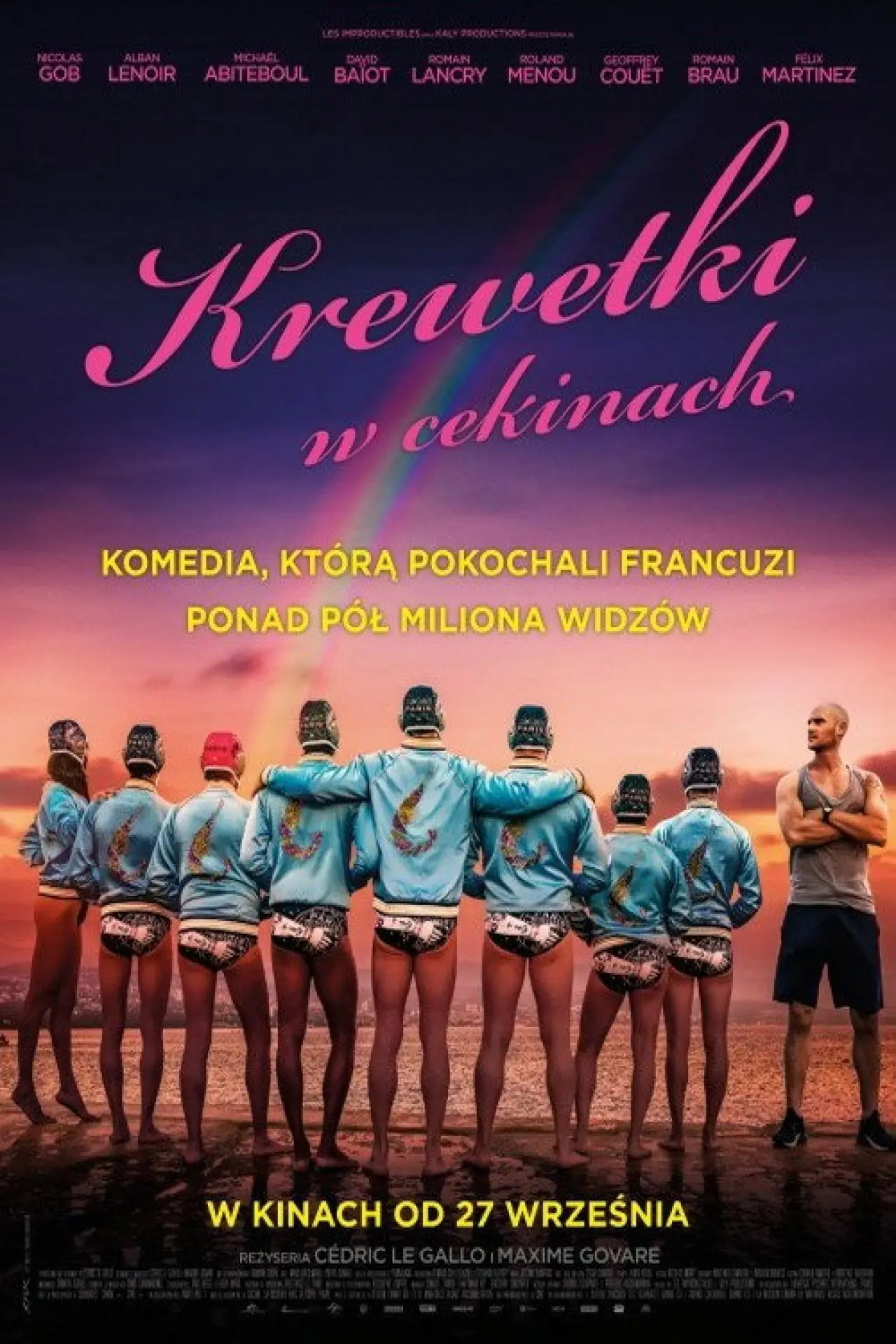 Plakat filmowy "Krewetki w cekinach"