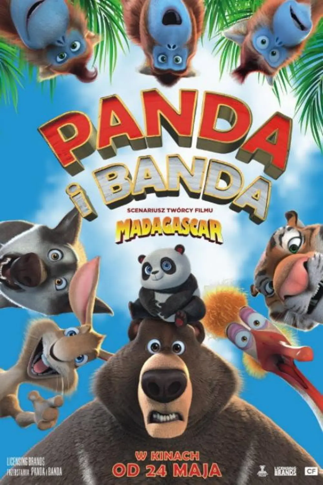Plakat filmowy "Panda i banda"