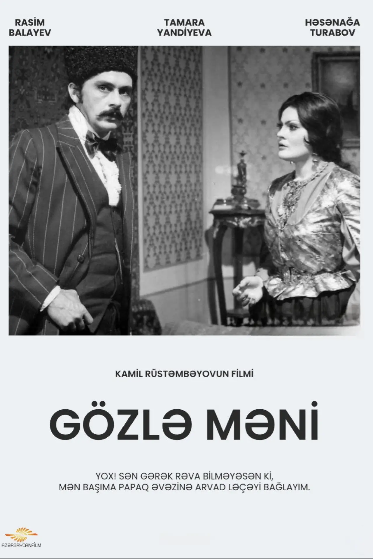 Plakat filmowy "Gözlə Məni"