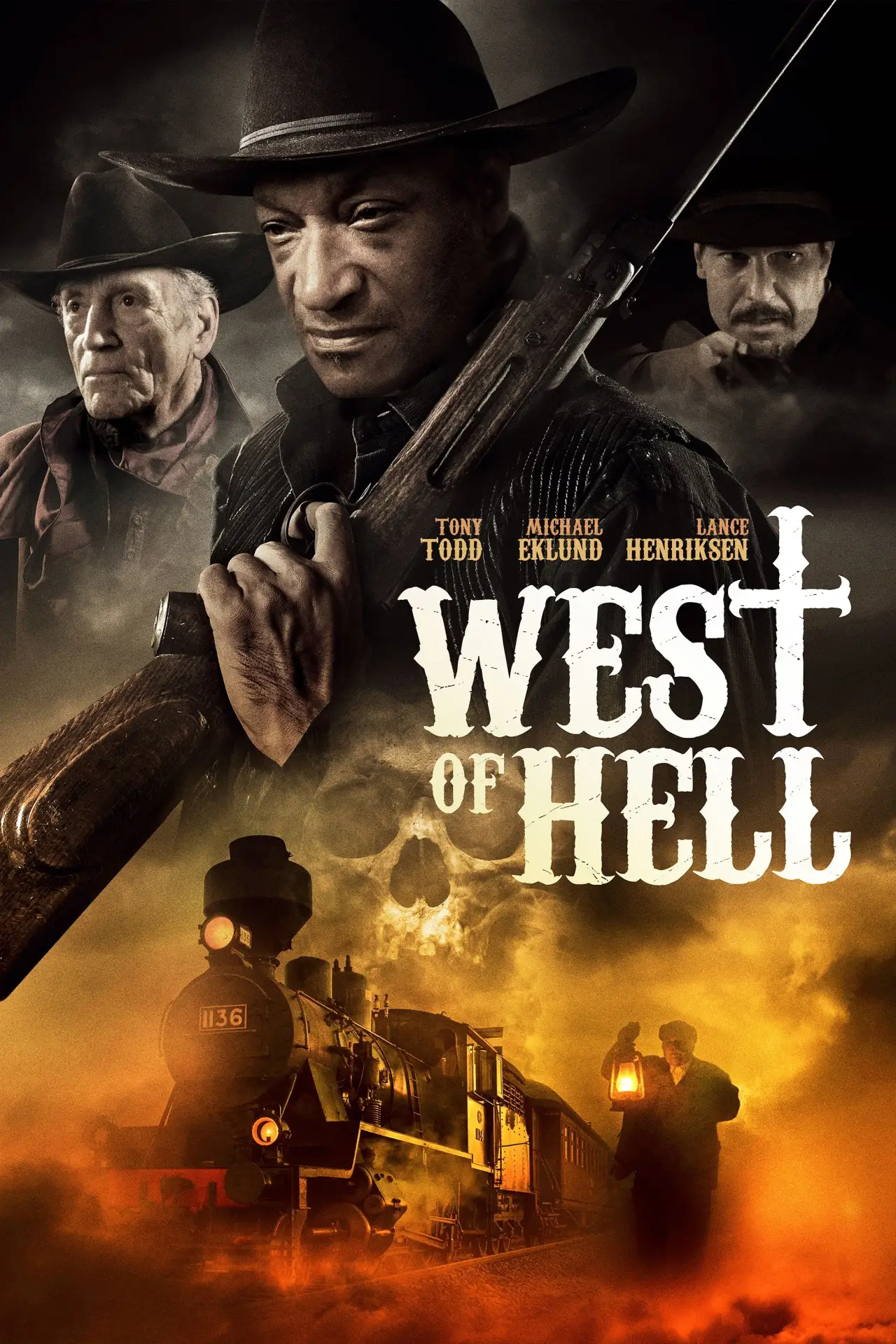 Plakat filmowy "West of Hell"