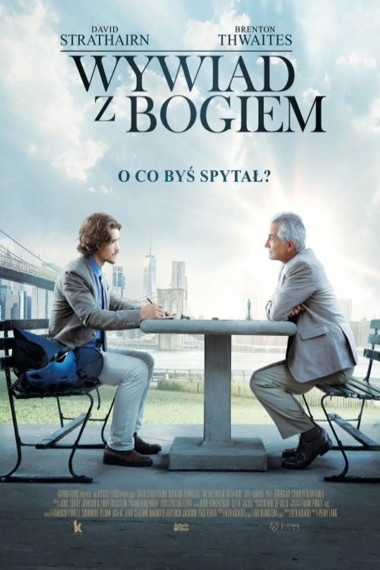 Plakat filmowy "Wywiad z Bogiem"
