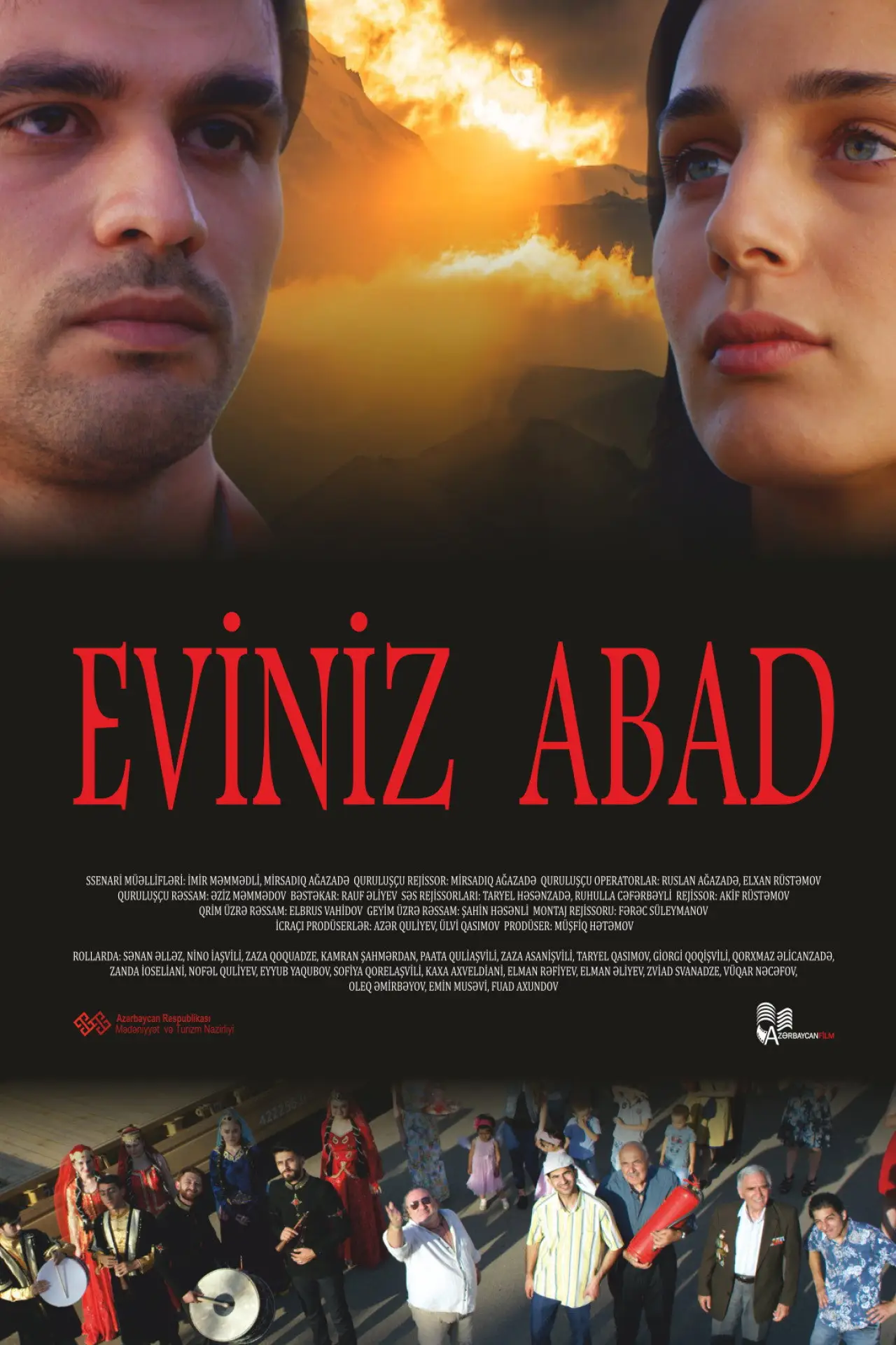 Plakat filmowy "Eviniz Abad"