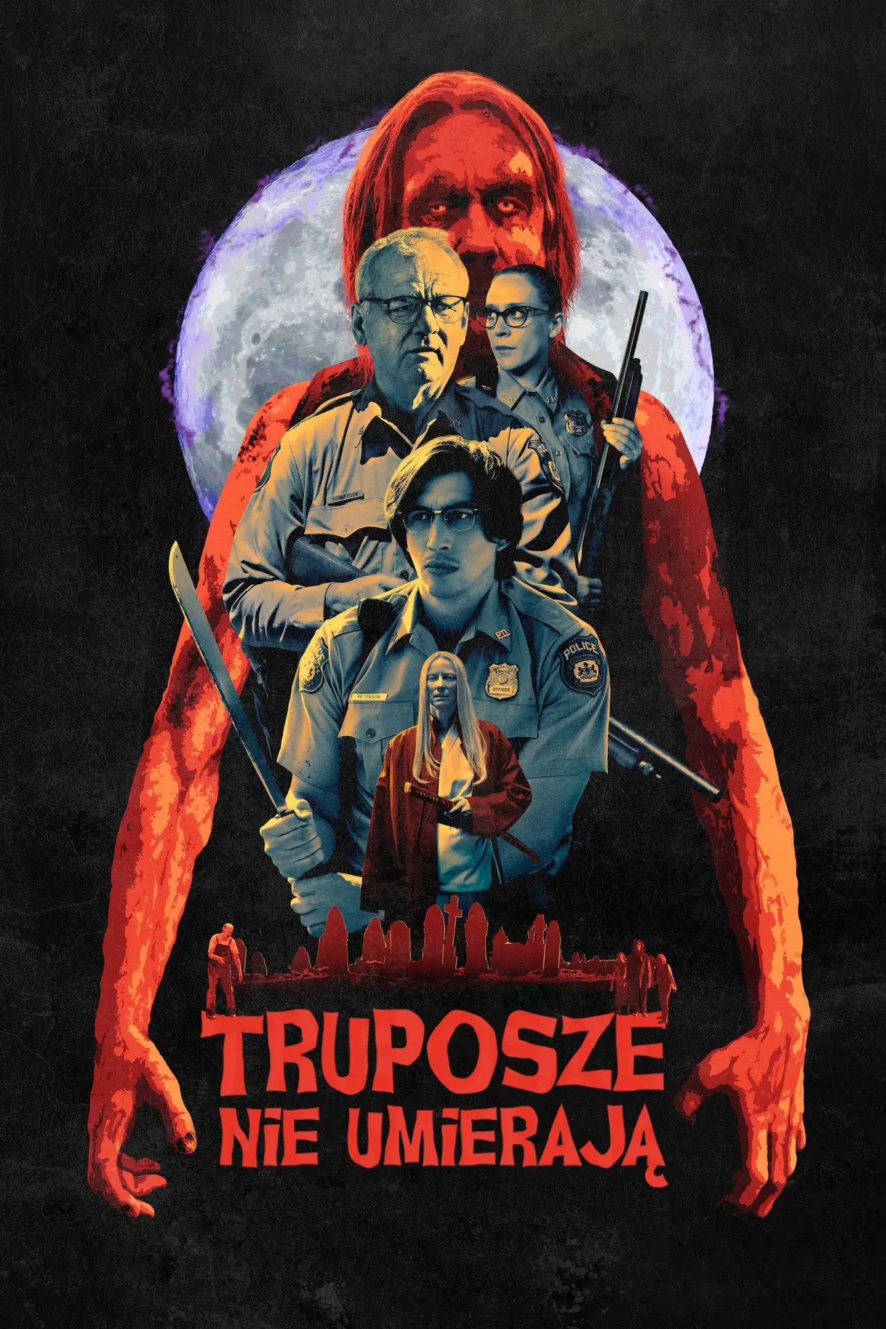 Plakat filmowy "Truposze nie umierają"