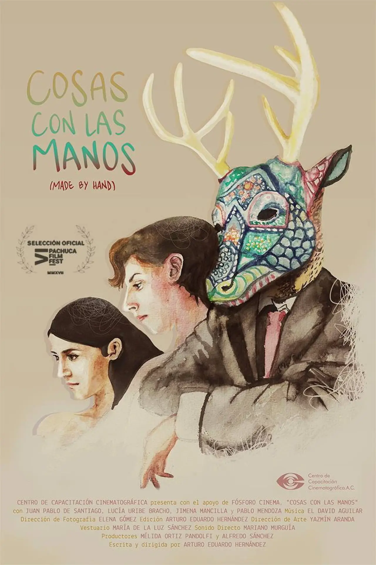 Plakat filmowy "Cosas con las manos"
