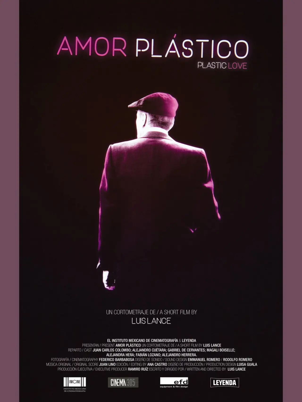 Plakat filmowy "Amor Plástico"