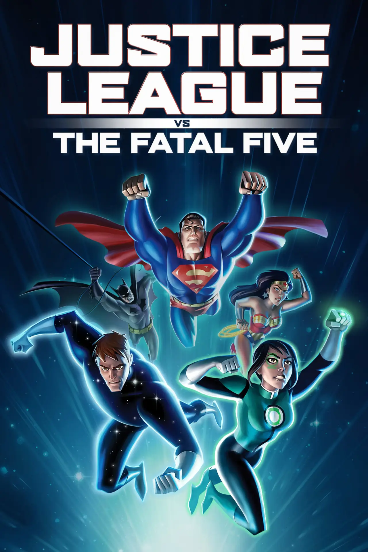 Plakat filmowy "Justice League vs. the Fatal Five"