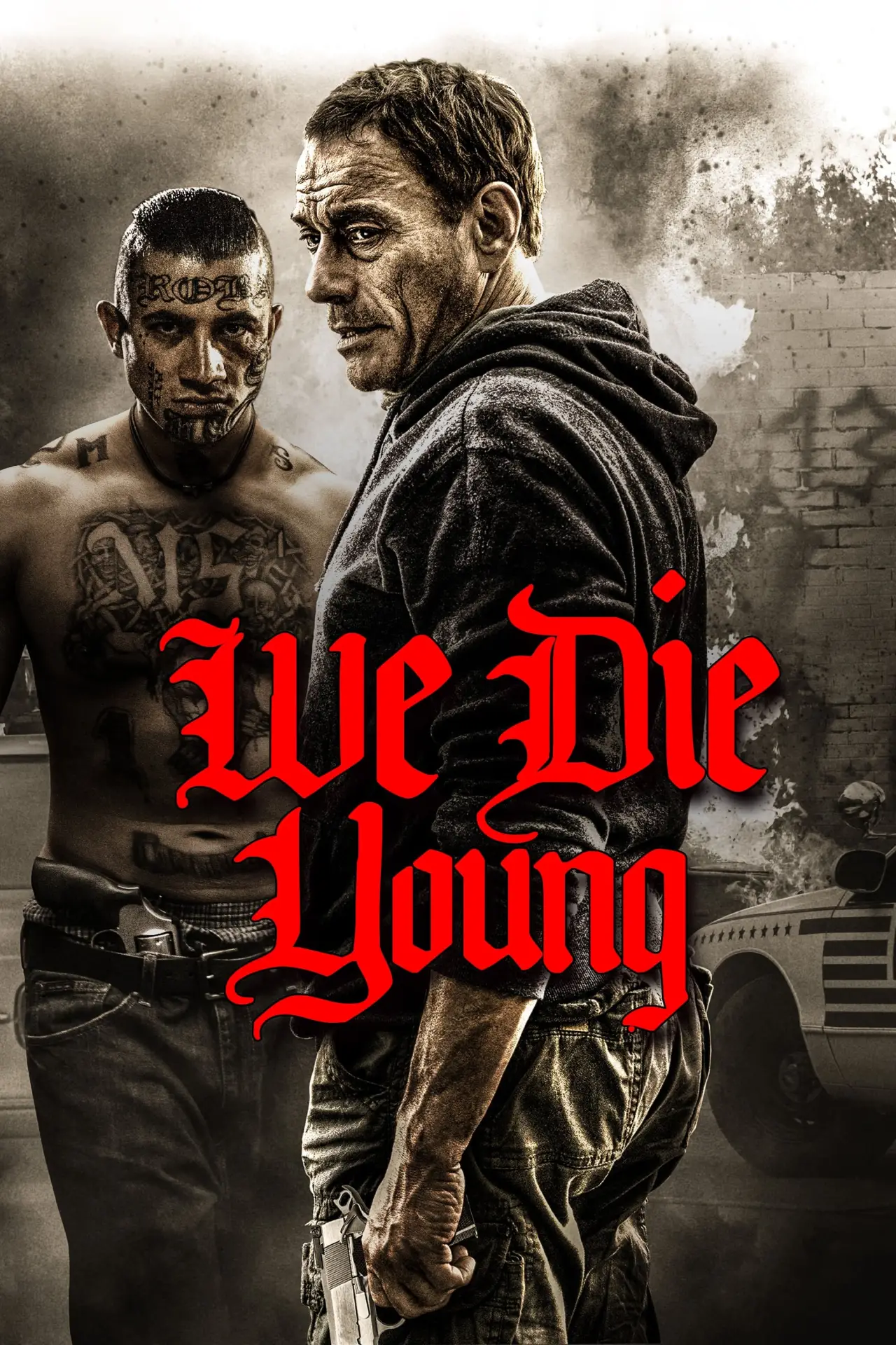 Plakat filmowy "Więźniowie Dzielnicy"