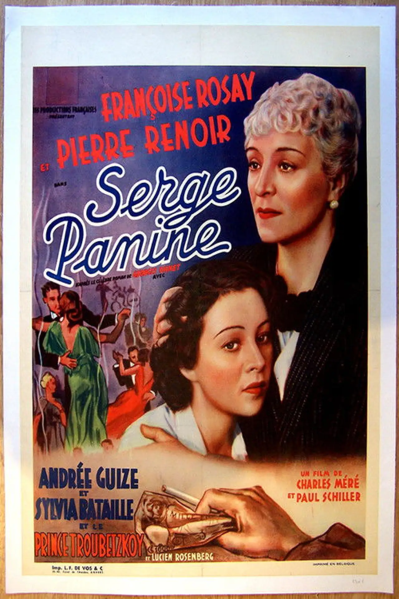 Plakat filmowy "Serge Panine"