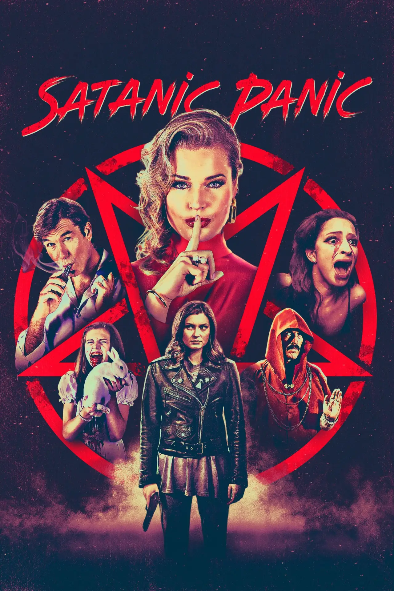 Plakat filmowy "Słudzy szatana"