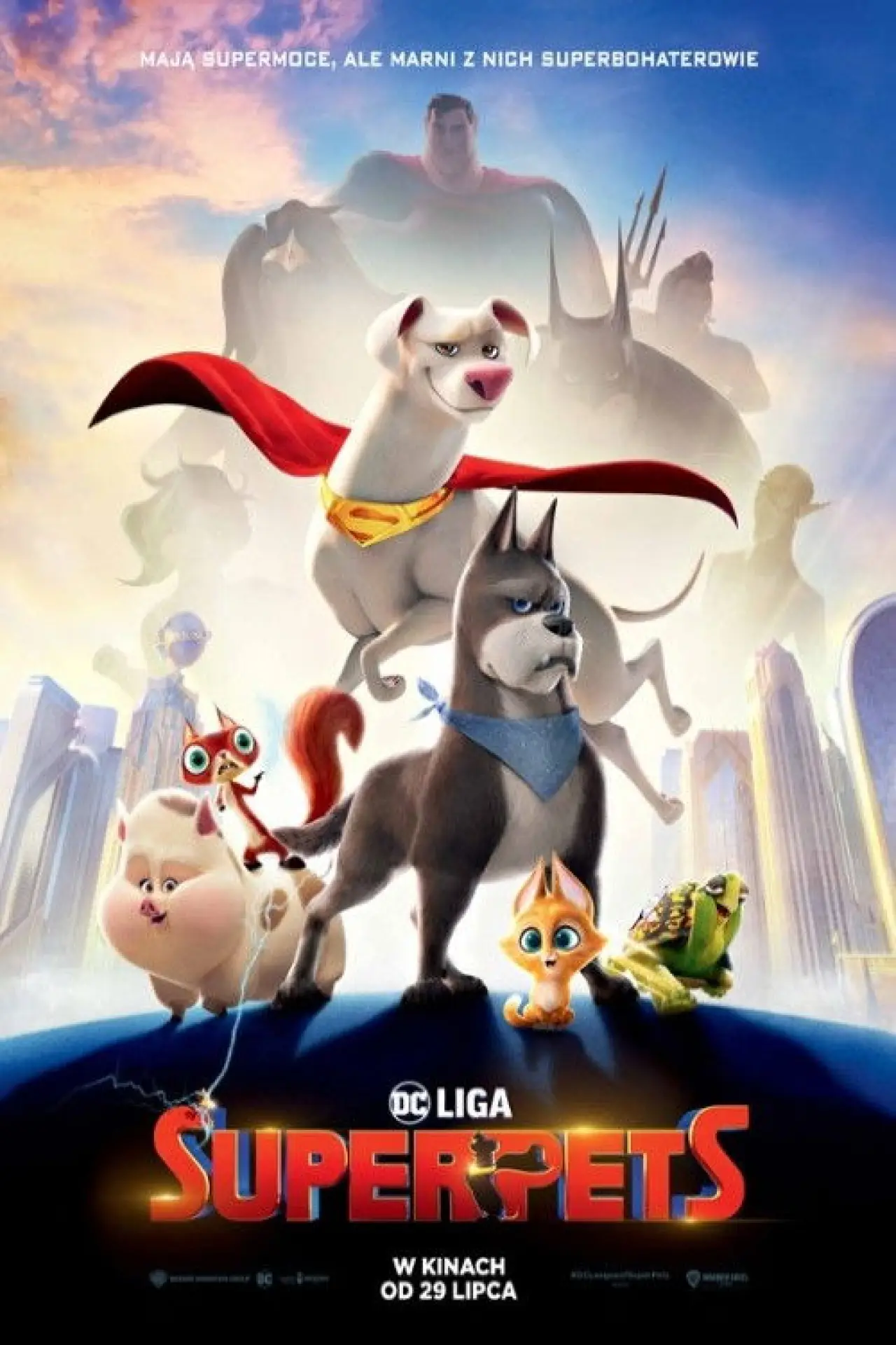 Plakat filmowy "DC Liga Super-Pets"