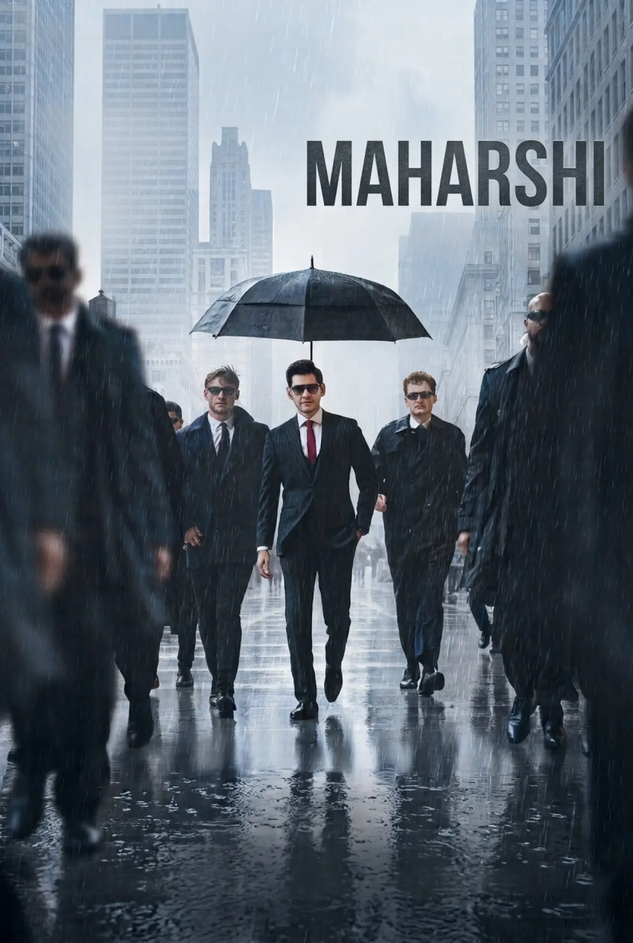 Plakat filmowy "మహర్షి"