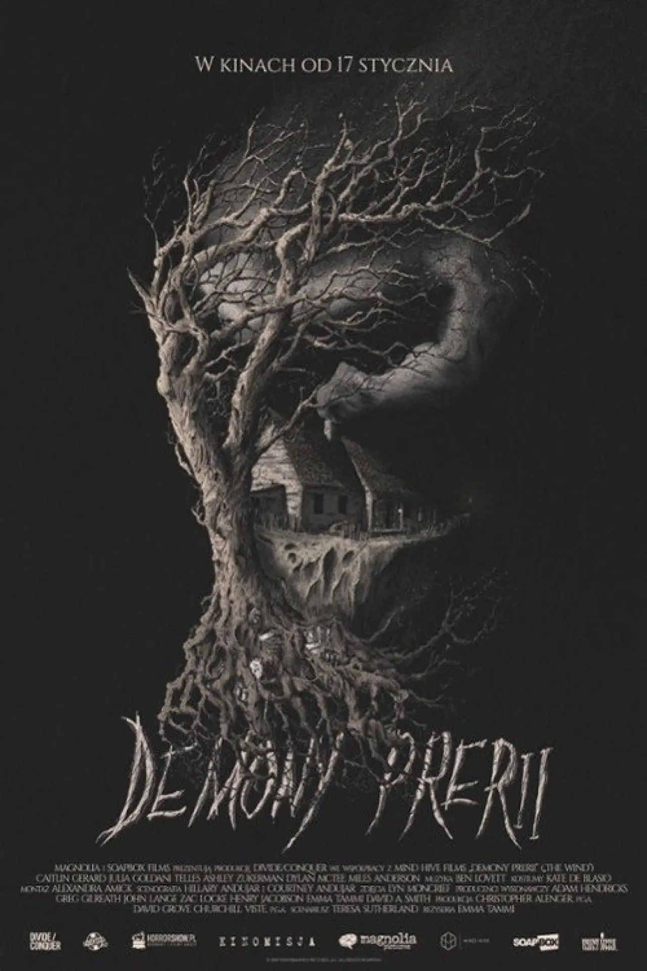 Plakat filmowy "Demony prerii"