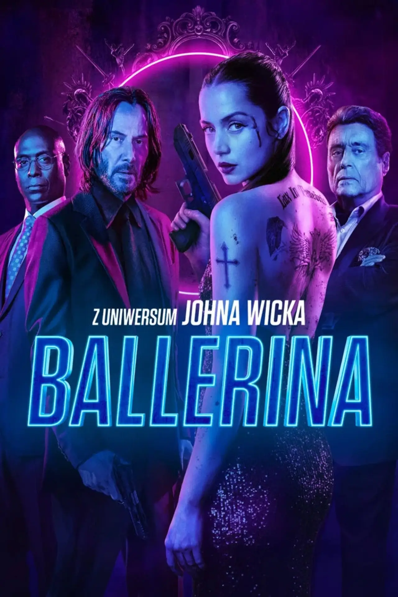 Plakat filmowy "Ballerina. Z uniwersum Johna Wicka"