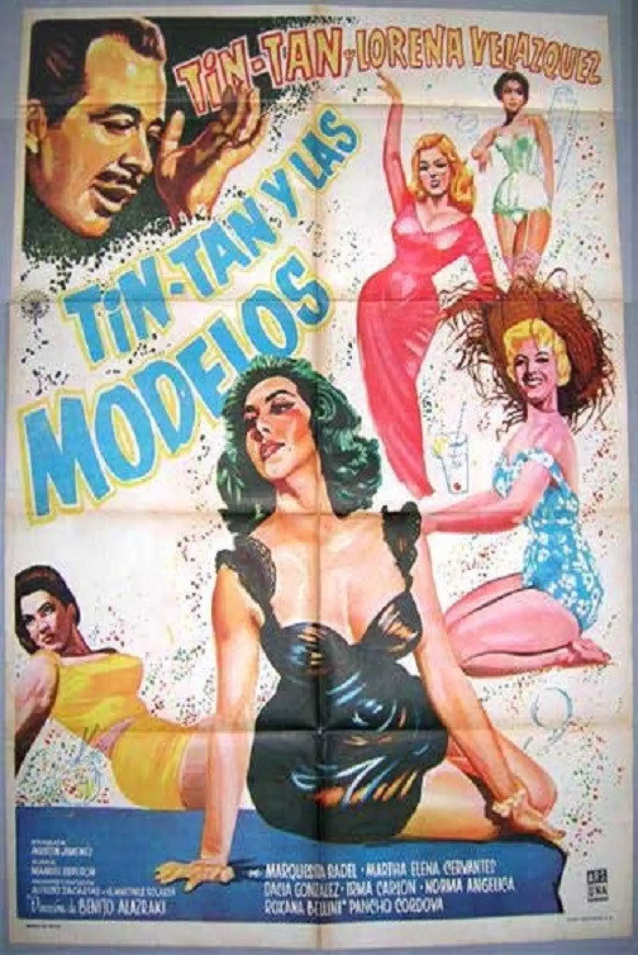 Plakat filmowy "Tin Tan y las modelos"