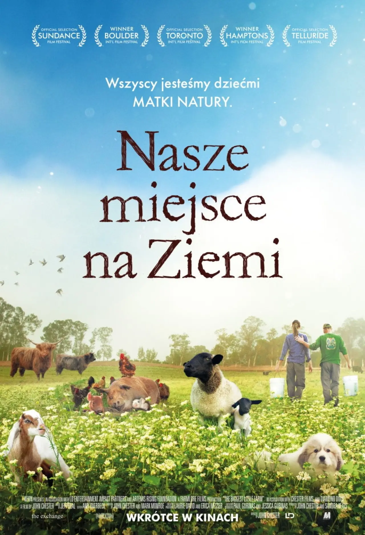 Plakat filmowy "Nasze miejsce na Ziemi"